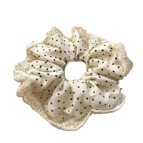 Haarband Damen 5 Stück Haargummis mit schwarzen und weißen Punkten for Frauen(Color3) von XIUsheUA