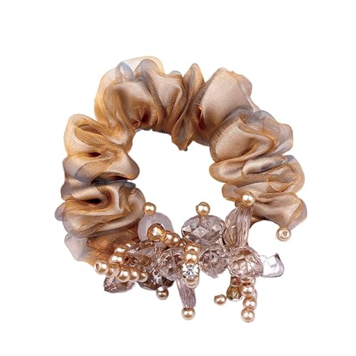 Haarband Damen 5 Stück schöne Haarseile for Gril Scrunchie Haargummis Gummibänder Pferdeschwanzhalter Kopfbedeckung(Color1) von XIUsheUA