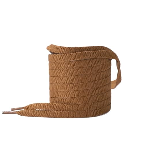 XIUsheUA 1 paar Flache Runde Wheaten Schnürsenkel Männer Frauen Herbst Braun Sport Basketball Casual Turnschuhe High-top für Trainer, Freizeitschuhe(Flat Style,140cm) von XIUsheUA