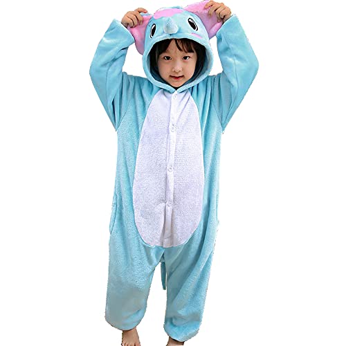 XIVISTO Kinder Onesies Pyjamas Tier Pyjamas Hoodie Halloween Nachtwäsche Mädchen Jungen Karneval Weihnachten Cosplay Party Sleepsuit von XIVISTO