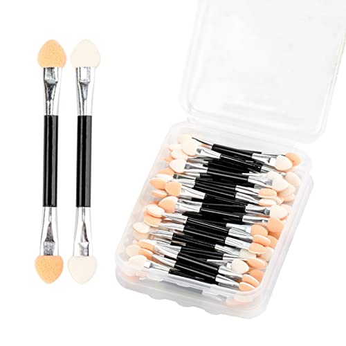 XIXKOLYU 20 Stück Lidschatten Pinsel,Sponge Eyeshadow Brush, Lidschatten Pinsel Doppelseitige Color, Einweg Lidschatten Applikator Lidschattenpinsel XIXKOLYU 20 Stück Lidschatten Pinsel,Sponge Eyeshadow Brush, Lidschatten Pinsel Doppelseitige Color, Einweg Lidschatten Applikator Lidschattenpinsel von XIXKOLYU