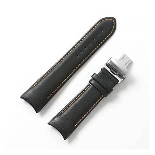 XJBCOD YIYOU-EU Herren Uhrbänder passend für Tissot Watchband T035 1853 Echtlederarmband T035627A T03541. 7a Markenuhrenbänder 22mm 23mm 24mm, 24mm, Achat von XJBCOD