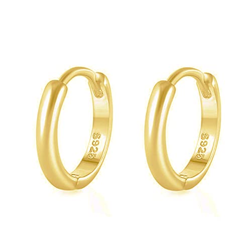 20g Tiny Small Hoop Knorpel minimalistische Ohrringe für Frauen sensible Ohren 14K Schläfer Tragus Huggie Hoops Hypoallergene obere Ohr -Piercing -Geschenke von XJEIVJIC