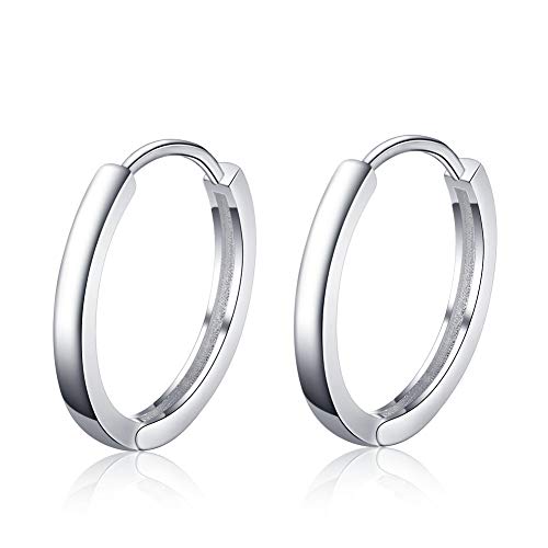 Manschette winzige kleine Reifenohr für Frauen Teen Girls Knorpel zierlich minimalistisch unisex huggie schläfender Hoops Hypoallergene Mode 4 Größen von XJEIVJIC