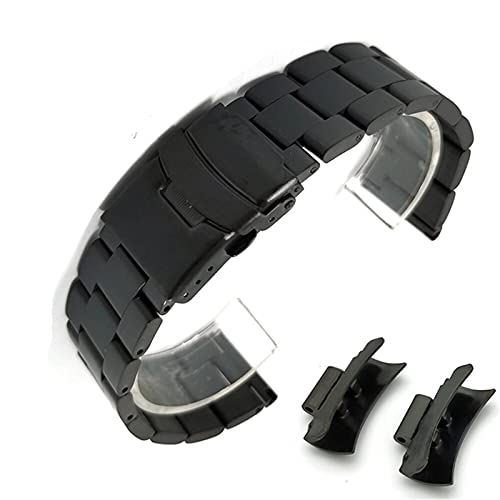 XJEIVJIC 20 mm 22 mm Edelstahlgurt universell gebogen von XJEIVJIC