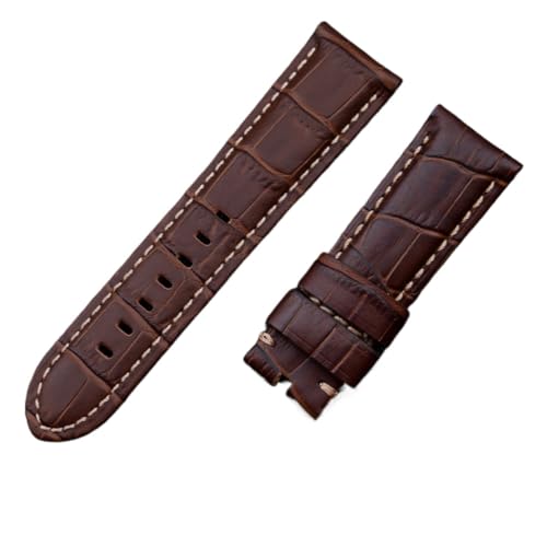XJEIVJIC 22mm 24mm 26mm Calf Bamboo Leather Watchband Compatible With Strap Watch Band Buckle PAM441/111/386 Accessories XJEIVJIC 22mm 24mm 26mm Calf Bamboo Leather Watchband Compatible With Strap Watch Band Buckle PAM441/111/386 Accessories von XJEIVJIC