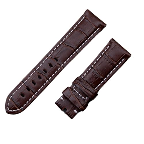 XJEIVJIC 22mm 24mm 26mm Calf Bamboo Leather Watchband Compatible With Strap Watch Band Buckle PAM441/111/386 Accessories XJEIVJIC 22mm 24mm 26mm Calf Bamboo Leather Watchband Compatible With Strap Watch Band Buckle PAM441/111/386 Accessories von XJEIVJIC