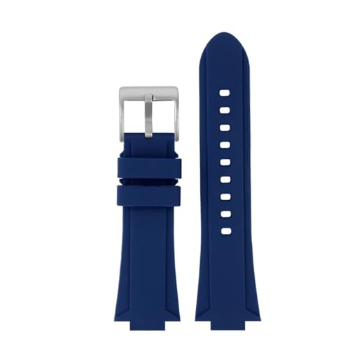 XJEIVJIC Erhöhter Gummi-Uhren-Gurt für EFB-680 ECB-10YD ECB-10-Serie Modifiziertes Silikon-Armband GST-B200/400 Herrenarmband 14/16 (Green SK, 24-14 mm) von XJEIVJIC