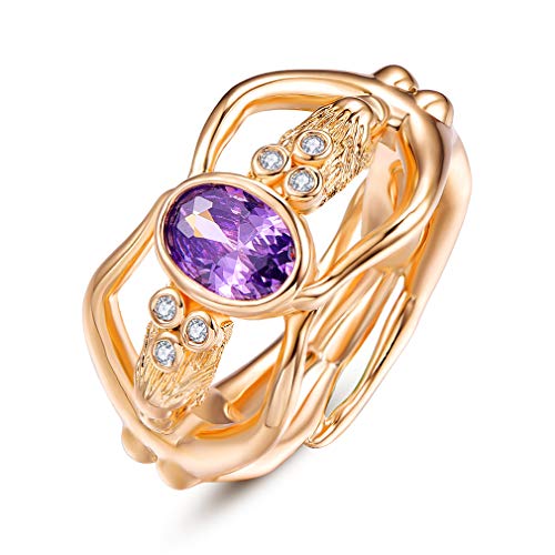 XJEIVJIC Frauen -Verlobungsring mit ovalem Schnitt geschaffene mystische kubische Zirkonia -Ringe Hochzeit für Frauenfreund -Verlobungsringe von XJEIVJIC