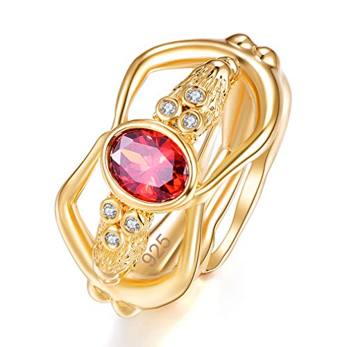 XJEIVJIC Frauen -Verlobungsring mit ovalem Schnitt geschaffene mystische kubische Zirkonia -Ringe Hochzeit für Frauenfreund -Verlobungsringe von XJEIVJIC
