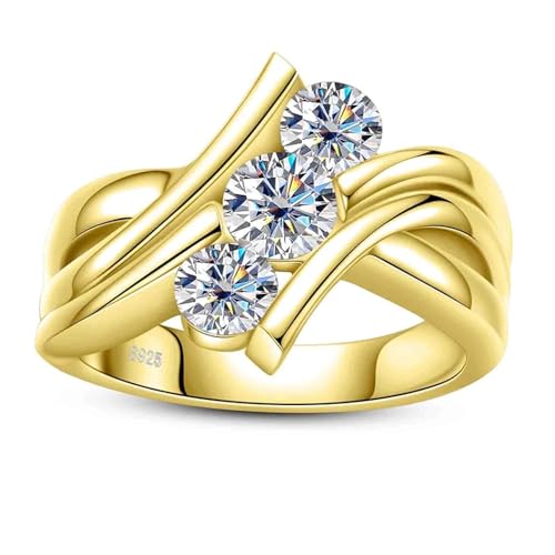 XJEIVJIC Ringe Ring Schmuck Frauen Männer Frau von XJEIVJIC