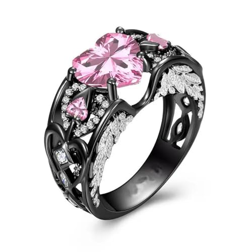 XJEIVJIC Ringe Ring Schmuck Frauen Männer Herz für von XJEIVJIC