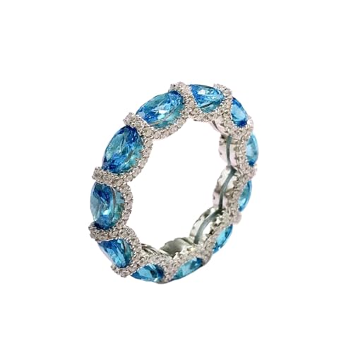 XJEIVJIC Ringe Ring Schmuck Frauen Männer oval für von XJEIVJIC