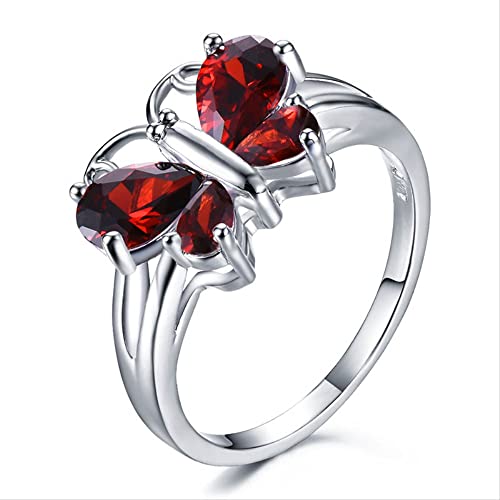 XJEIVJIC S Ring Frauen Tier Schmetterling Exquisite Zirkontemperament Datierung Geburtstag XJEIVJIC S Ring Frauen Tier Schmetterling Exquisite Zirkontemperament Datierung Geburtstag von XJEIVJIC
