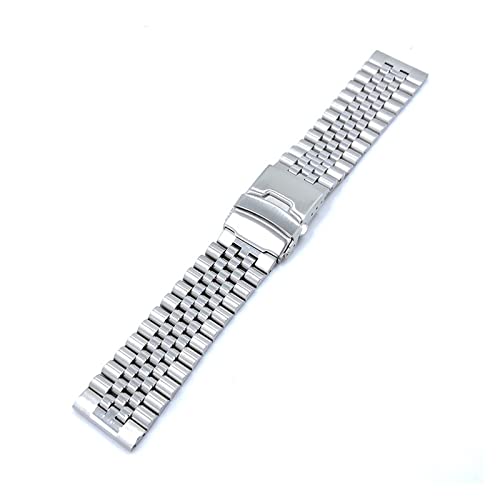 XJEIVJIC Schnelle Freisetzung Entfernen von Links Schrauben Design Edelstahl Uhren -Uhr -Premium -Festschnalle 20mm 22 mm 24 mm Riemen von XJEIVJIC