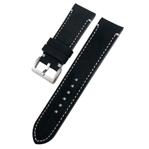 XJEIVJIC True Cow's Leder Uhrengurte, 23 mm 22 mm, Zenit von XJEIVJIC