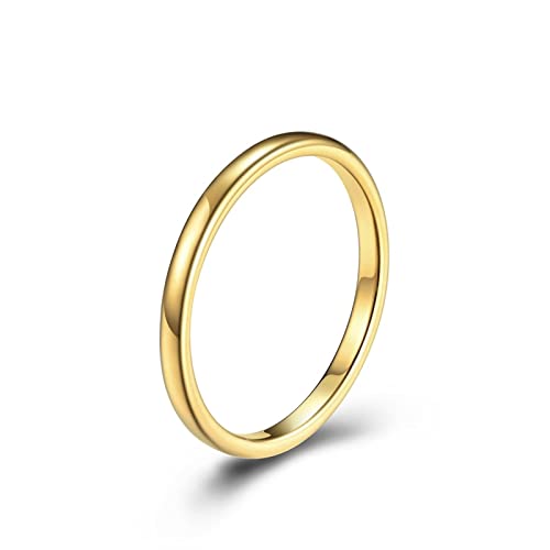 XJEIVJIC Vintage Ring Mens Promise Rings Personalised 2MM Smooth Surface Wedding Engagement Band, XJEIVJIC Vintage Ring Mens Promise Rings Personalised 2MM Smooth Surface Wedding Engagement Band, von XJEIVJIC