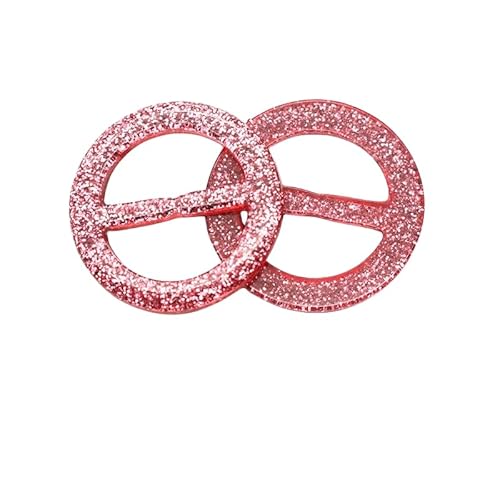 Tinte geknotete Schnalle 30 Stück innen 25/30 mm Harz Gürtelschnalle Seidenschal Ring Clip Taille Schnalle T-Shirt Krawattenklammern für Frauen Diy Kleidung von XJHHS