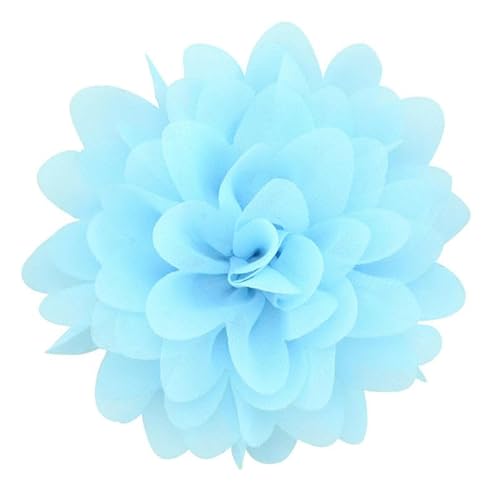 XJHHS 10 * 11 CM 10 stücke Gold Chiffon Tuch Blume Anstecknadel Abzeichen Blume Corsage Satin Blume/rose Anstecknadel Brosche Pin Für Frauen Braut von XJHHS