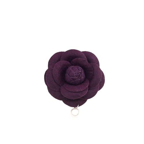 XJHHS 3 teile/satz 70mm Wolle Perle Herren Rose Blume Revers Brosche Pin Plüsch Tuch Rose Broschen Für Frauen hochzeit Broschen Mit Perle Anhänger von XJHHS