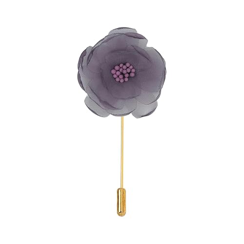 XJHHS 4 * 9CM 10/20PCS Gaze Chifofn Gold Satin Blume Anstecknadel Abzeichen Blume Corsage Satin Blume/Rose Anstecknadel Brosche Pin Für Frauen Braut von XJHHS