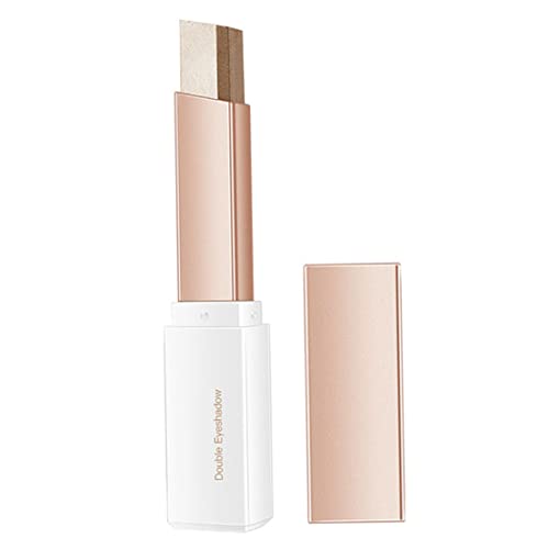 Doppelfarben -Lidschatten -Stick 2 in 1 Gradient Schimmer Lidschatten Augen Make -up 2, 5g Style2 | Langhafte von XJKLBYQ