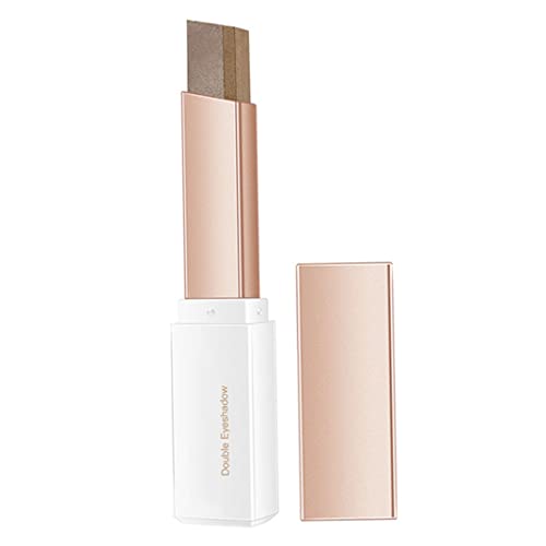 Doppelfarben -Lidschattenstock 2 in 1 Gradient Schimmer Lidschatten Augen Make -up 2.5g Style4 Schimmer Lidschatten von XJKLBYQ