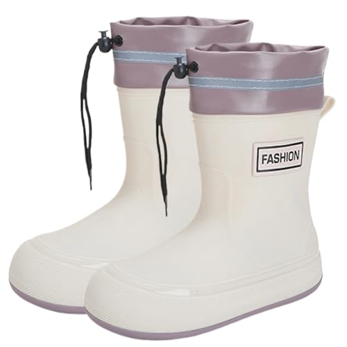 XJKLBYQ Regenstiefel für Frauen wasserdichte Gummistiefel Kalbgarten mit verstellbarer Kordelgrad nicht schlupfteile Regenschuhe mit Komfort Insist für Outdoor-Arbeitsschuhe US 7.5-8, Garten XJKLBYQ Regenstiefel für Frauen wasserdichte Gummistiefel Kalbgarten mit verstellbarer Kordelgrad nicht schlupfteile Regenschuhe mit Komfort Insist für Outdoor-Arbeitsschuhe US 7.5-8, Garten von XJKLBYQ