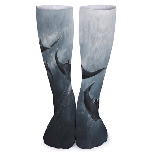 XJLAPWS Crew Socken Manta Rochen Unterwasser Weiche Socken Crew Socke Strümpfe Lange Socken Für Männer Frauen von XJLAPWS