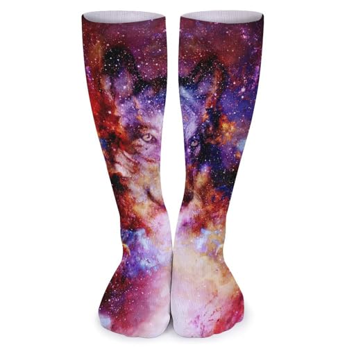 XJLAPWS Crew Socken Wolf Weiche Socken Crew Socke Strümpfe Lange Socken Für Männer Frauen von XJLAPWS