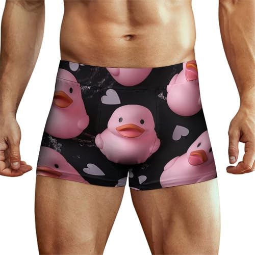 XJLAPWS Unterhosen Für Männer Niedliche Ente Unterwäsche Stretch Boxershorts Für Männer von XJLAPWS