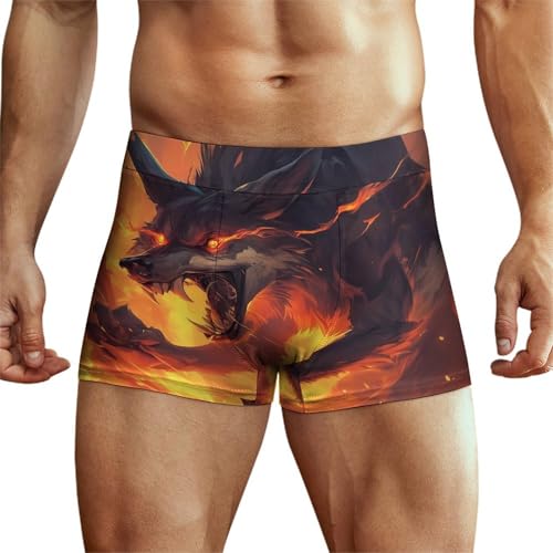 XJLAPWS Unterhosen Für Männer Tier Wolf Schießend Unterwäsche Stretch Boxershorts Für Männer XJLAPWS Unterhosen Für Männer Tier Wolf Schießend Unterwäsche Stretch Boxershorts Für Männer von XJLAPWS