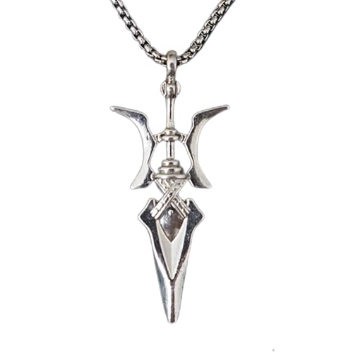 XJPXGIND Anime Death Note Misa Amane Cosplay Halskette Hellebarde Anhänger Halsketten Halloween Cosplay Schmuck Geschenke von XJPXGIND