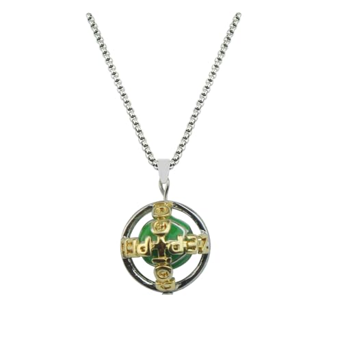 XJPXGIND Anime JoJos Bizarre Adventure Steel Ball Run Halskette Gyro Julius Caesar Zeppeli Cosplay Ball Anhänger Halskette für Fans Schmuck von XJPXGIND