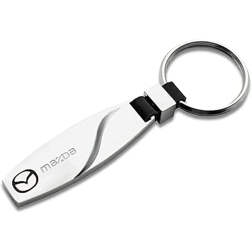 XJYBF Auto Schlüsselanhänger für Mazda, Schlüsselring, Keyring Anhänger Schlüsselanhänger Ring Zubehör, Familie Geschenk für Mann und Frau,A-OneSize von XJYBF