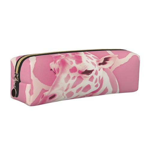 XKBFKLKMC Federmäppchen aus Leder, Giraffen-Textur, 3D-Druck, Schreibwaren-Organizer, PU-Leder, Federmäppchen mit Reißverschluss, für Studenten, Uni, Schule, Arbeit und Büro, gold, Einheitsgröße XKBFKLKMC Federmäppchen aus Leder, Giraffen-Textur, 3D-Druck, Schreibwaren-Organizer, PU-Leder, Federmäppchen mit Reißverschluss, für Studenten, Uni, Schule, Arbeit und Büro, gold, Einheitsgröße von XKBFKLKMC