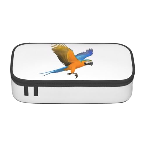 XKBFKLKMC Federmäppchen mit niedlichem Hahn und Hühnern, 3D-Druck, großes Fassungsvermögen, mit Fächern, Schul-Federmäppchen, Schreibwaren-Organizer, Federmäppchen für Mädchen, Jungen, Studenten von XKBFKLKMC