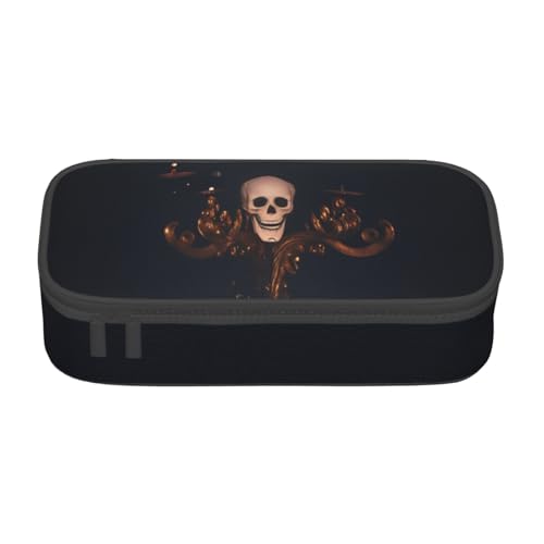 XKBFKLKMC Federmäppchen mit niedlichem Hahn und Hühnern, 3D-Druck, großes Fassungsvermögen, mit Fächern, Schul-Federmäppchen, Schreibwaren-Organizer, Federmäppchen für Mädchen, Jungen, Studenten von XKBFKLKMC