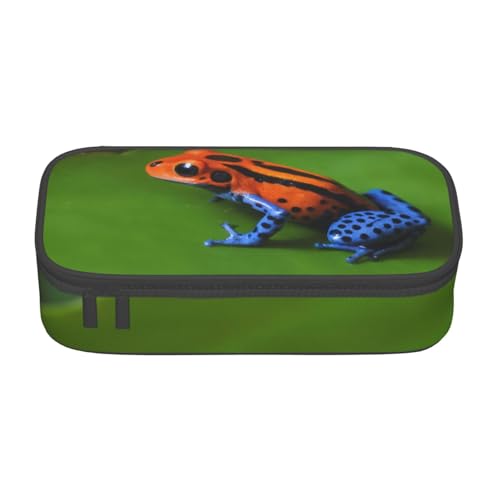 XKBFKLKMC Federmäppchen mit niedlichem Hahn und Hühnern, 3D-Druck, großes Fassungsvermögen, mit Fächern, Schul-Federmäppchen, Schreibwaren-Organizer, Federmäppchen für Mädchen, Jungen, Studenten von XKBFKLKMC