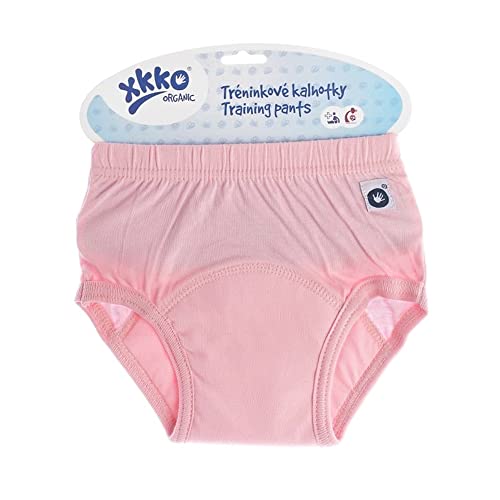 XKKO - Trainer (100% Bio-Baumwolle) - Trainingsunterhose - Rosa Größe Large (18+ kg) von XKKO
