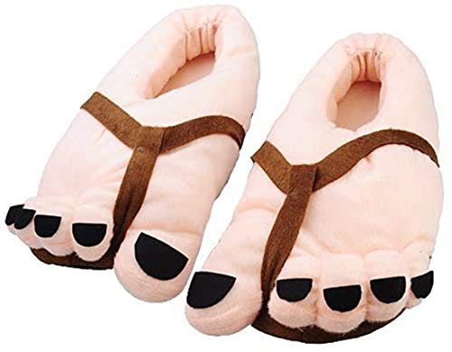 XKONG Big Toe Schuhe ， Cartoon Zehen Schuhe ， Warme weiche Hausschuhe ， Männlich Weiblich Winter Cartoon Lustige Indoor Schuhe ，Geeignet Für 37-39.5 Yards(Braun) von XKONG