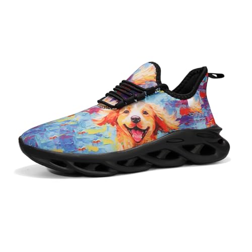 XKOWUO Herren Laufschuhe Sportschuhe Walkingschuhe Tennis Slip On Fitness rutschfest Sport Leicht Bequem Atmungsaktiv Gittergewebe Mode Drucken Braun_blau EU 40 XKOWUO Herren Laufschuhe Sportschuhe Walkingschuhe Tennis Slip On Fitness rutschfest Sport Leicht Bequem Atmungsaktiv Gittergewebe Mode Drucken Braun_blau EU 40 von XKOWUO