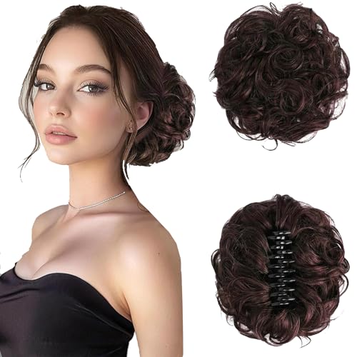 Bun Extension Clips,Hair Buns Hair Piece,Clip in Hair Extensions,Extensions for Women,Messy Bun Hair Piece for Daily Wear and Special Occasions (#3) von XKrmp