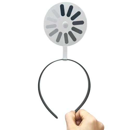 Loading Creative Headband/Hairpin, Creative & Fun Hair Hoop with Loading Symbol Charm - Women's Fashion Accessory for Festivals, Clubs, Birthdays, and Everyday Fun (Hairband) von XKrmp