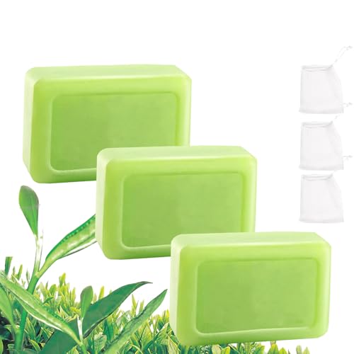 ​​Natural Tea Tree Oil Soap – Antifungal Relief & Herbal Cleansing Soap Bar for Deep Pore Cleansing, Daily Refreshing Cleanse, Perfect as Self Care Gifts for Women​​ or Daily Use for Men (3Pcs) von XKrmp