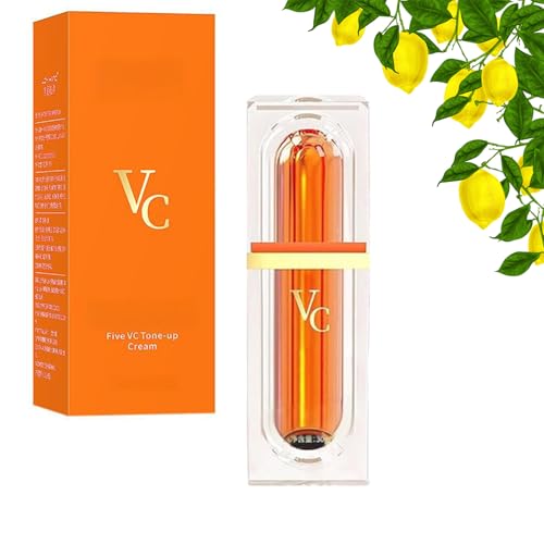 Vitamin C Tone Up Cream Set, 2025 NEW VC Cream for Face, Quick Makeup Moisturizer, Lightweight VC Toner​​-Blended Formula for Smoothing & Glowing All Skin Types (1Pc) von XKrmp
