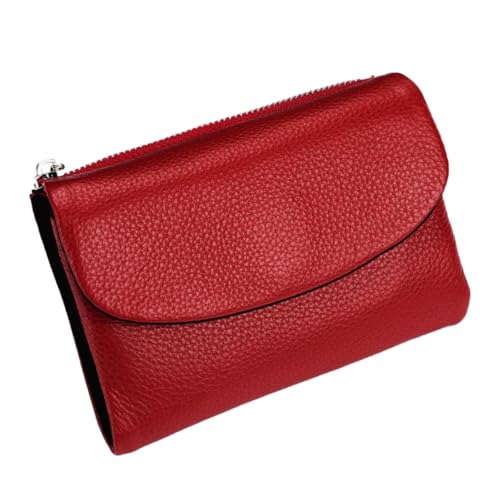 XKrmp Unisex Pebble Leather Wallet - Travel-Safe Organizer, Textured Pebble Bifold w/Money Clip, Coin Pocket & Card Slots for Men and Women for Everyday Use (Multicolor) (#18) von XKrmp