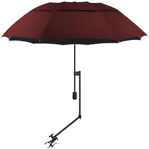XLINGZA UPF 50+ Strandschirm mit verstellbarer Universalklemme von XLINGZA