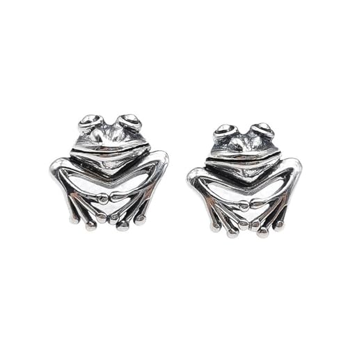 Ohrringe Anhänger für Mädchen Originalität Frosch Tier Design Silber Nadel Damen Ohrstecker Schmuck für Frauen Anti-Allergie Geburtstagsgeschenke Geburtstag Neujahr Überraschungsgeschenk für Frauen von XLTEAM