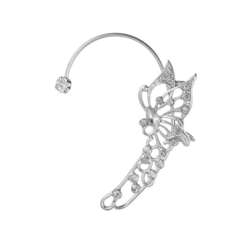 Ohrringe Zirkon Schmetterling Ohrringe für Frauen Goldfarbe Quaste Clip Ohrringe koreanischer Stil Blume Ohrringe ohne Piercing Schmuck Geburtstagsgeschenke von XLTEAM